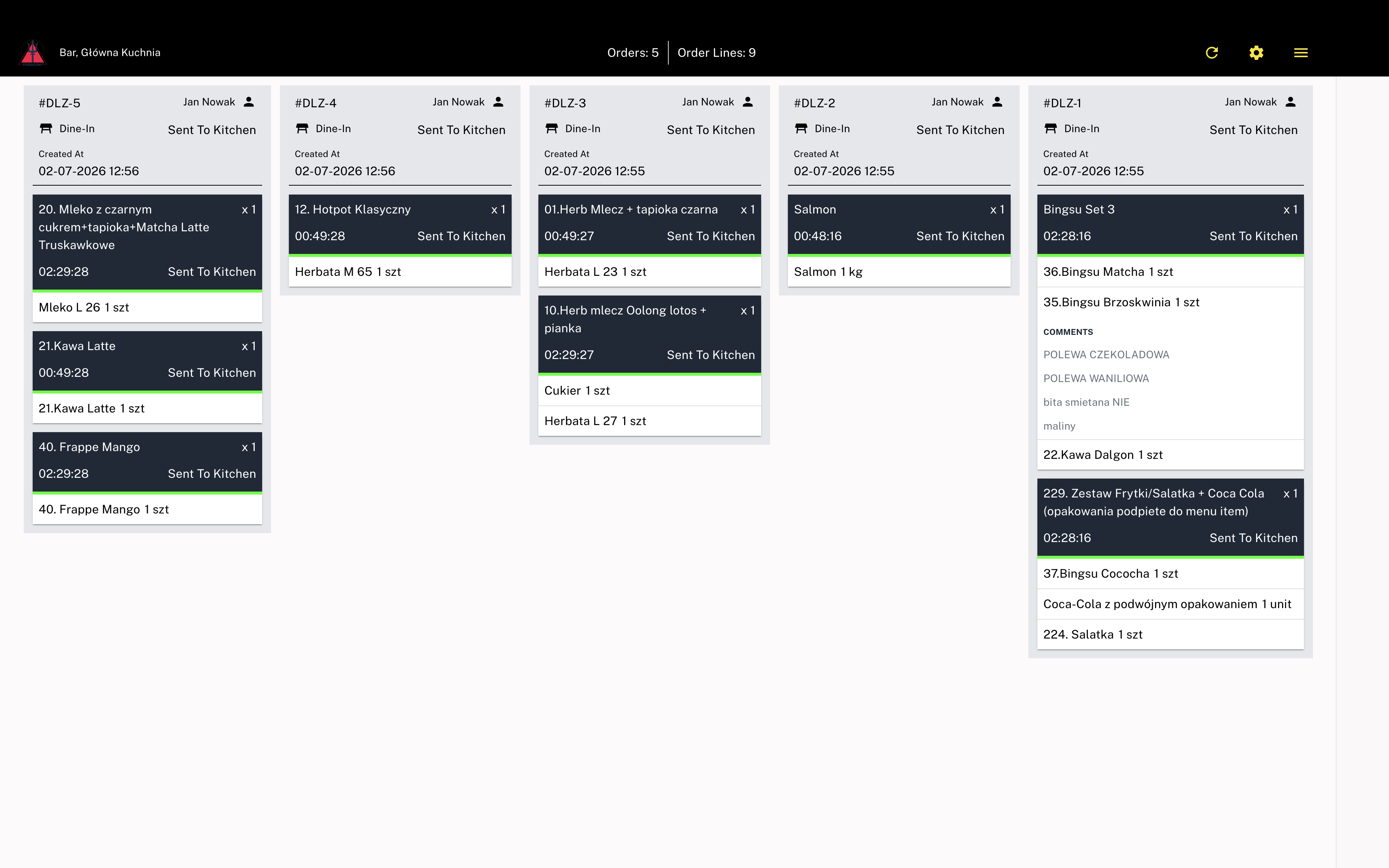 Kitchen Display System
